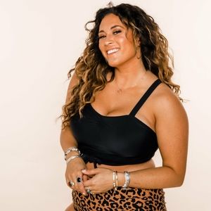 Coral Reef Stay-Cation swim top 12/14